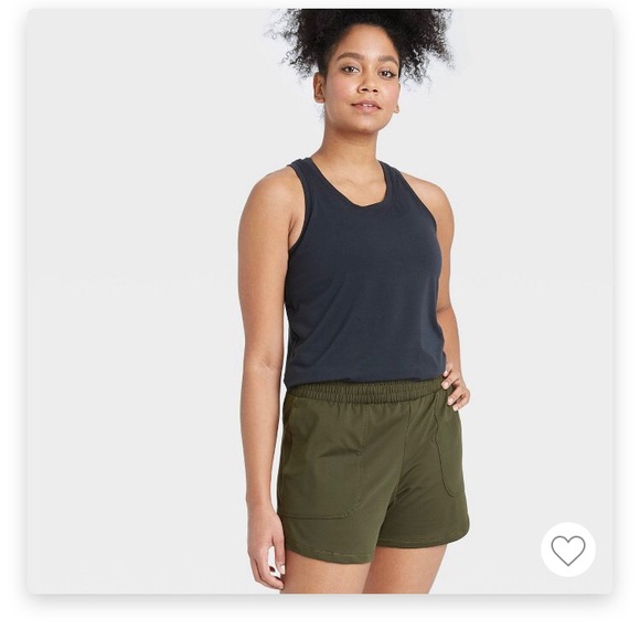 Target Nwt Womens Shorts Olive Green Sz 